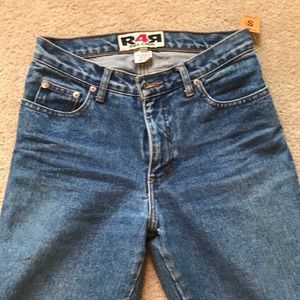 Boot cut mid rise jeans